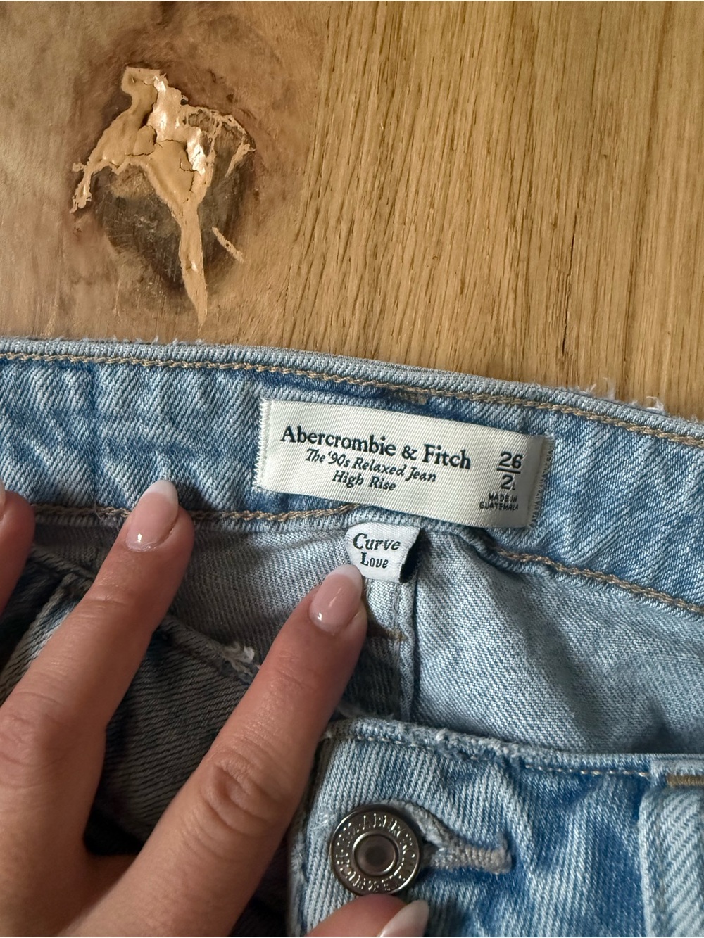Abercrombie & Fitch Light Wash High-Rise Women's Jeans